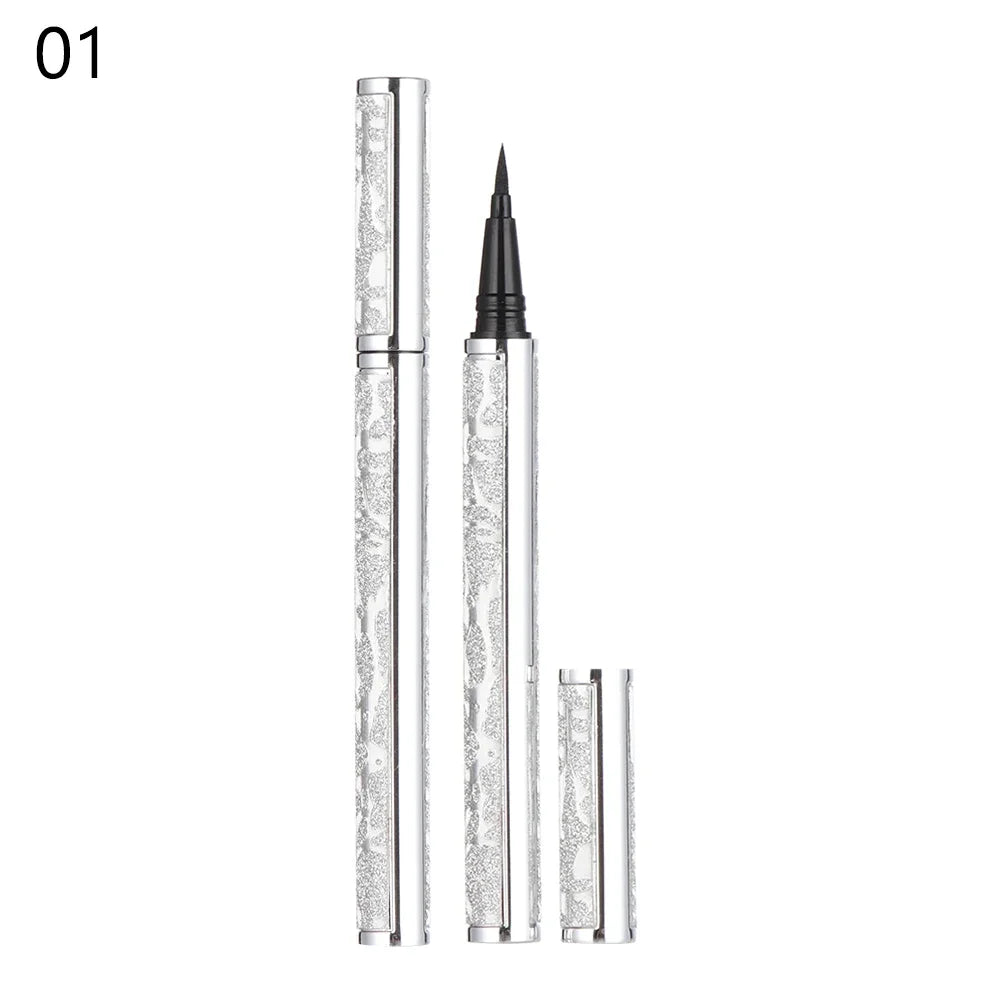 Upgraded Self-Adhesive Eyeliner Magic Lash Glue Eyeliner Pen 2 in 1 Colorful Adhsive Liner No Glue Magnetic Needed Waterproof Ey