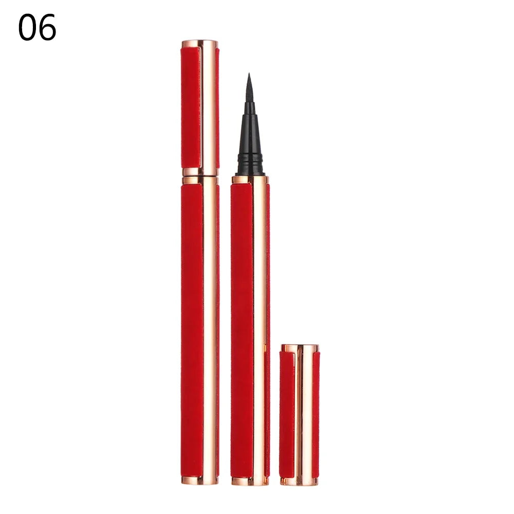 Upgraded Self-Adhesive Eyeliner Magic Lash Glue Eyeliner Pen 2 in 1 Colorful Adhsive Liner No Glue Magnetic Needed Waterproof Ey
